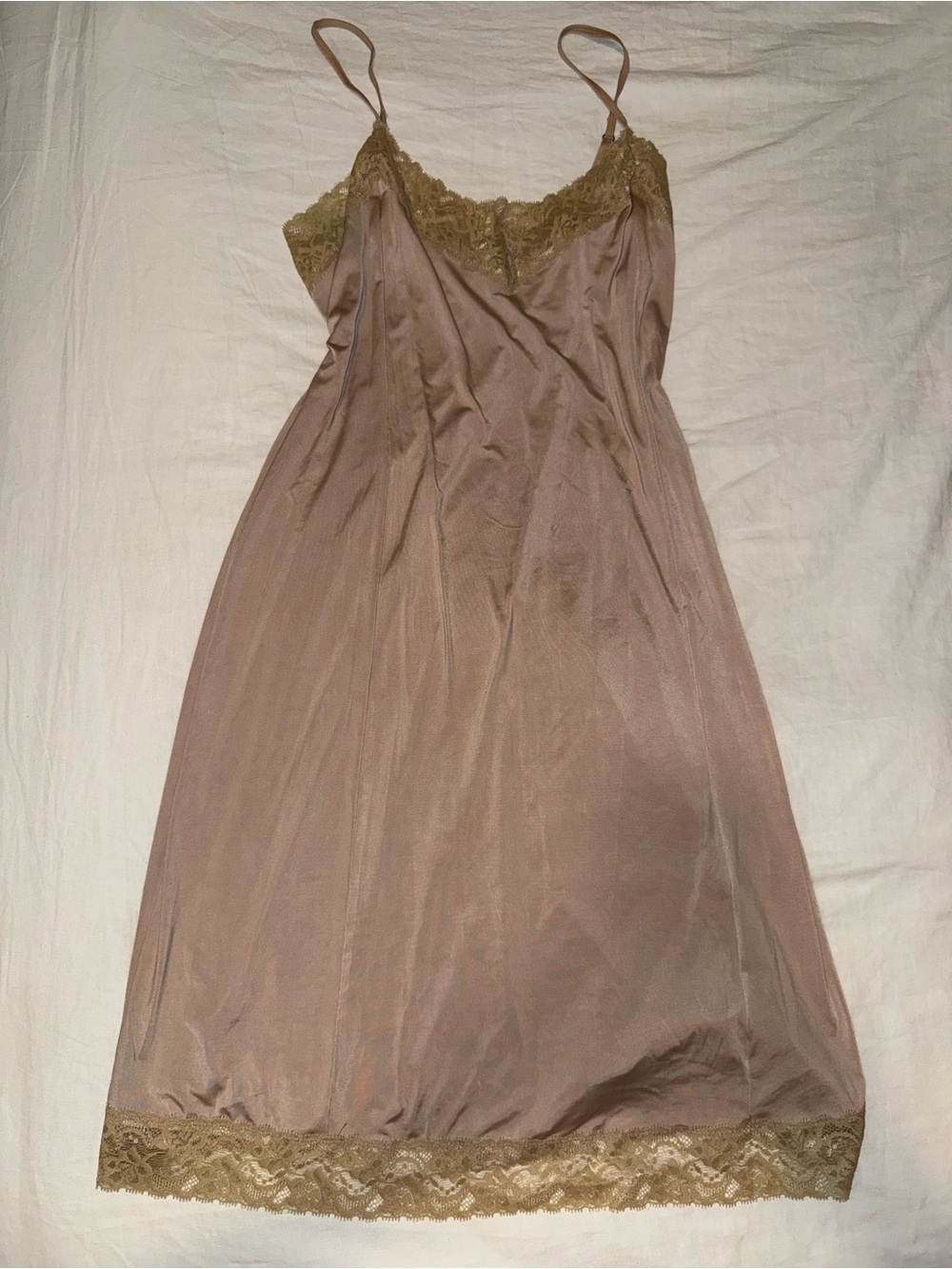 Beige Slip Dress